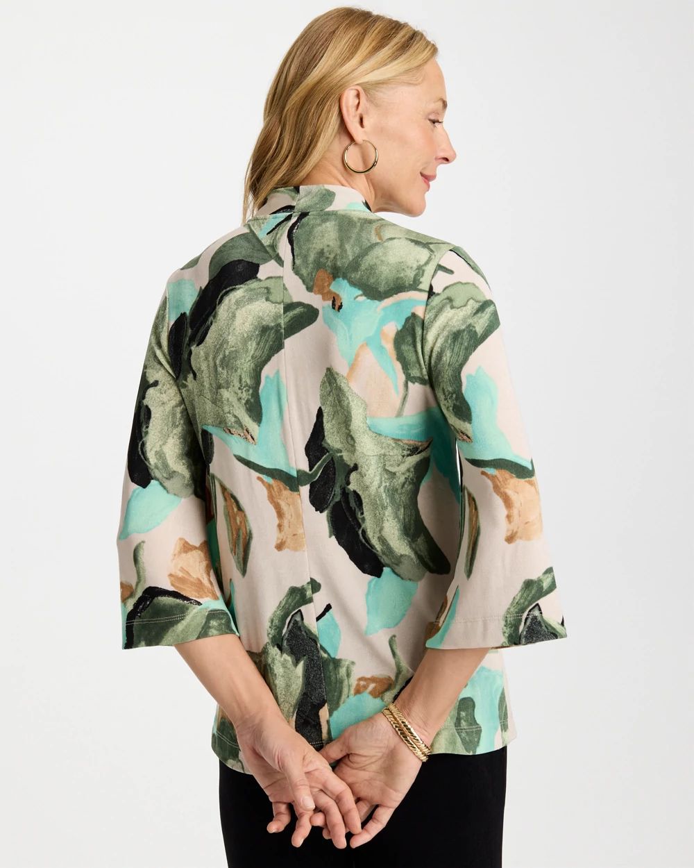 Travelers™ Bloom V-Neck Kimono Top | Chico's